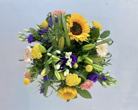 zomers boeket zonnebloem